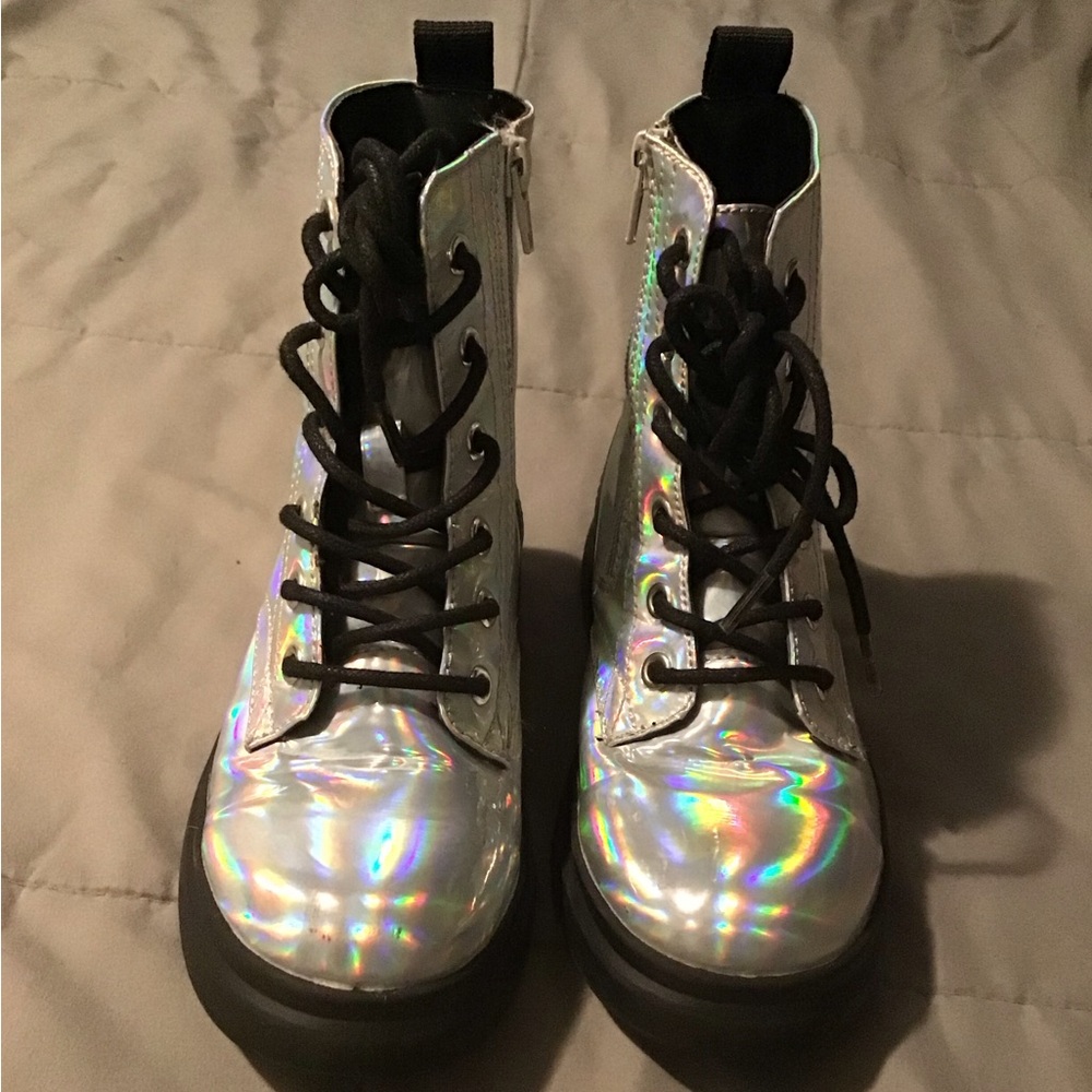 Dolce Vita Girls Boots Iridescent, Size 1